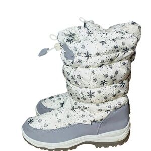 Merence Snow Boot Shoe Winter Water-Resistant Fur Lined Anti-Slip Size 39/8.5
